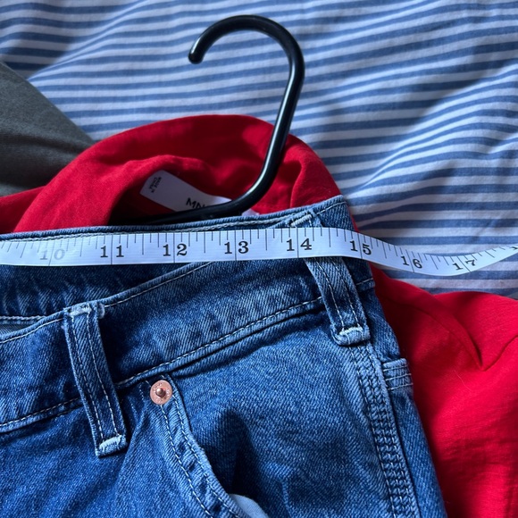 GAP 90s Carpenter Jeans Blue Sz 6/28 High Rise Utility Work Wear Casual CBK - Picture 5 of 5